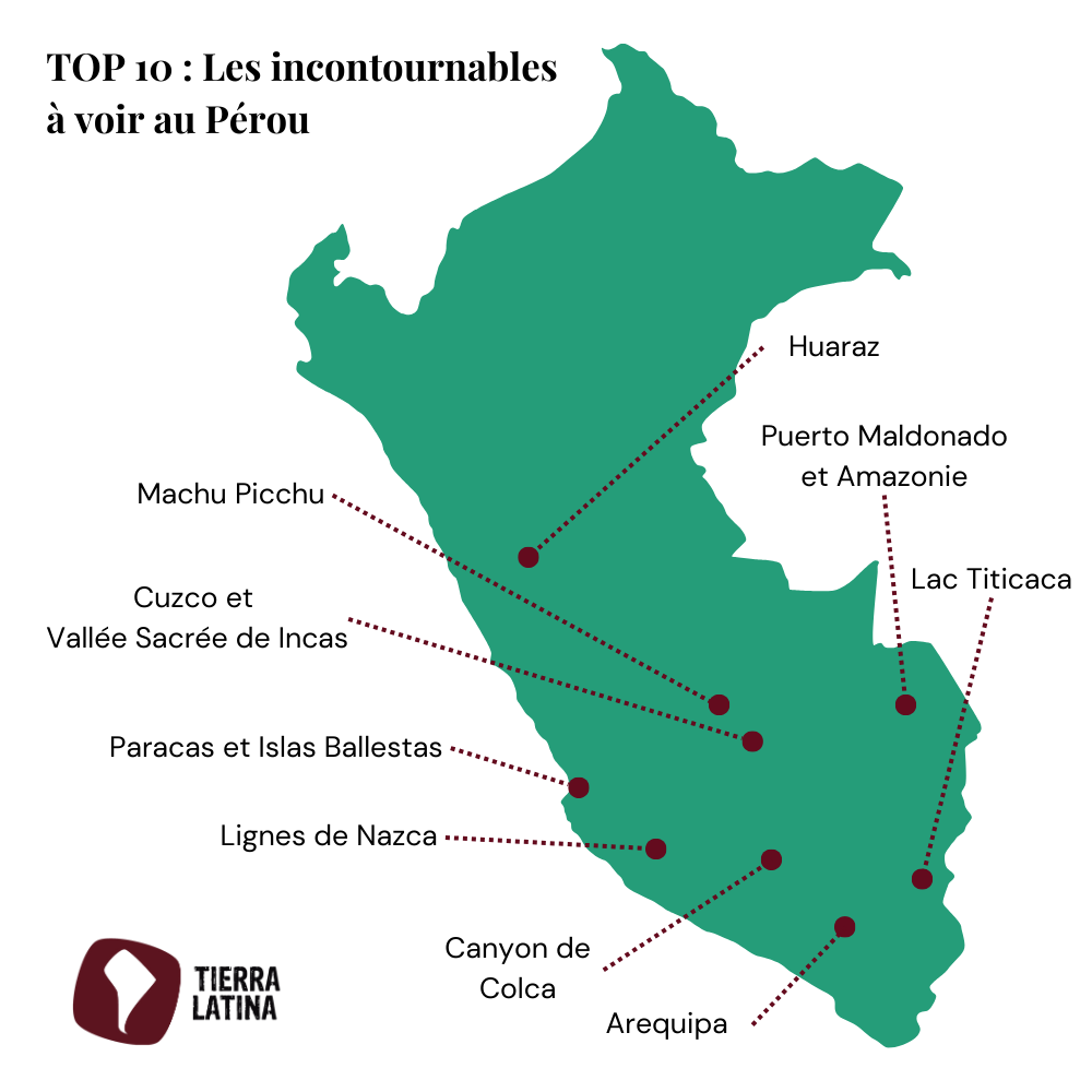 top-10-incontournables-visiter-perou-carte-tierra-latina