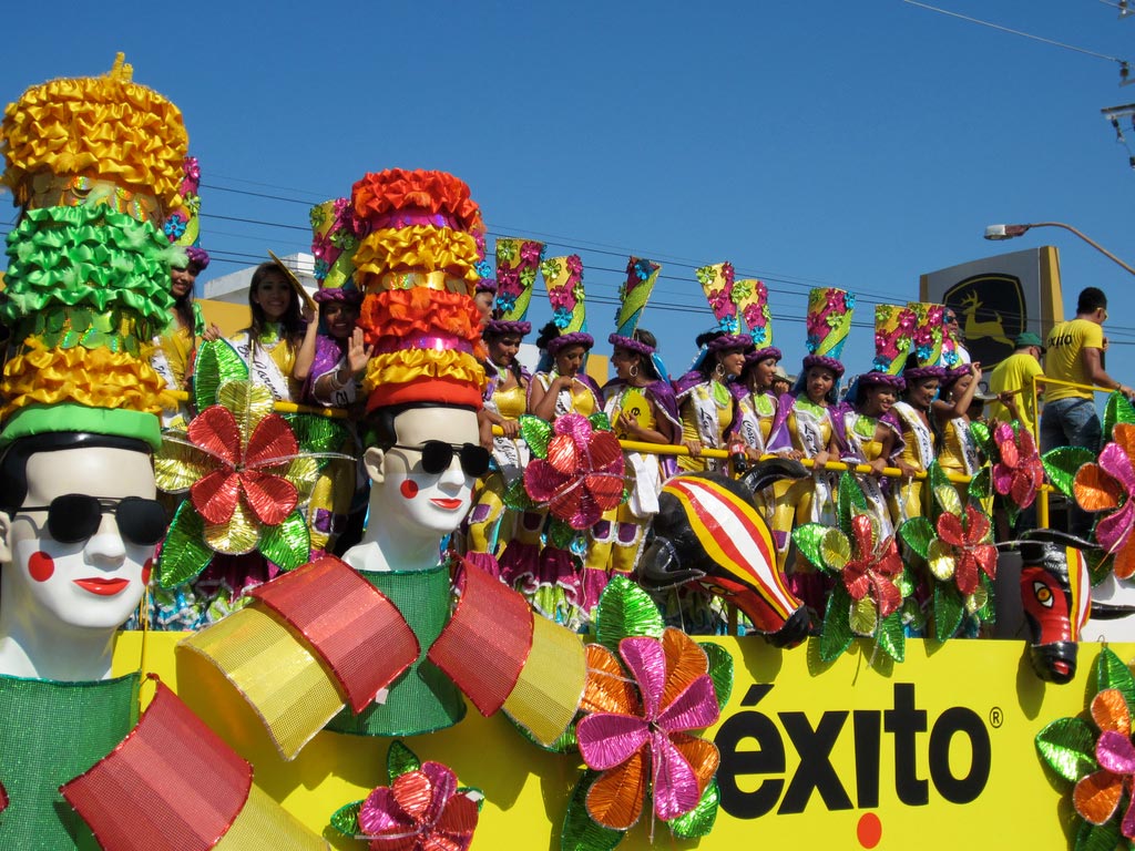 Colombie Carnaval de Barranquilla defile