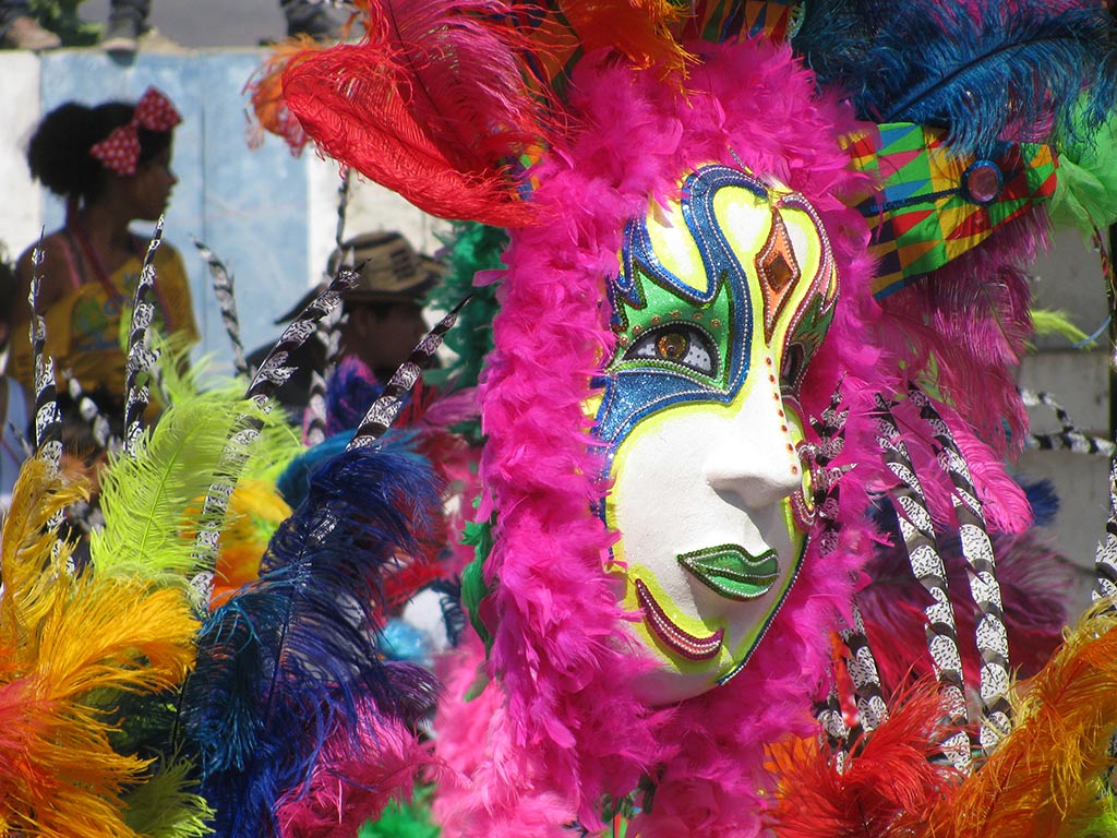 Colombie Carnaval de Barranquilla masque