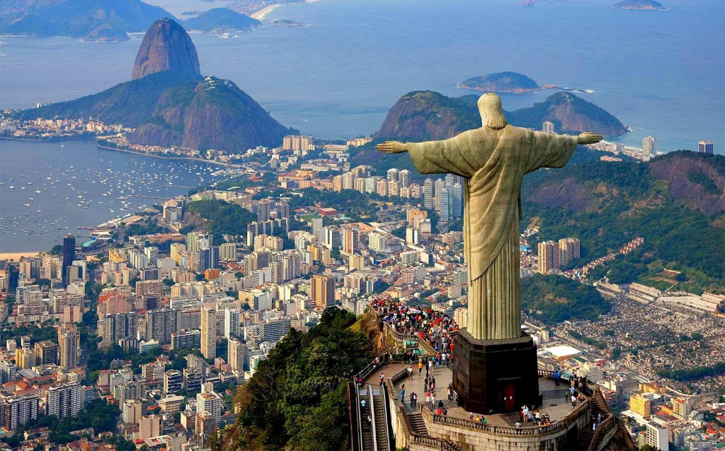 Bresil Rio de Janeiro christ rédempteur corcovado panorama